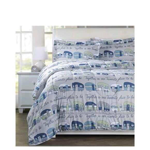 The Lakeside Collection Our Favorite Place is Together Bedding Comforter Set ... - Picture 2 of 3
